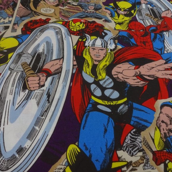 MARVEL COMICS Bedding Stunning Super Heros Comics Handmade Cotton